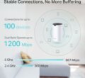 TP-Link Deco S4 (Wi-Fi 5, AC1200, kétsávos, Mesh, 3-Pack)