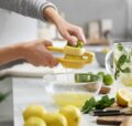 Joseph Joseph JuiceMax kézi citrusprés, sárga