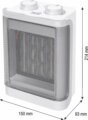 Home FK50 kerámia fűtőtest, 1500W