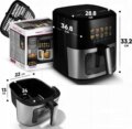 ProfiCook PC-FR 1286 H forrólevegős sütő (6,5 l)