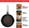 Tefal Excellence G3208402 wok serpenyő fedővel, 24 cm