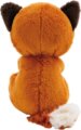 Nici plüss, Alvó kisróka levéllel, kosárban, 12 cm