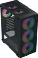 Aerocool B509A Flow-G-BK-v1 számítógépház (650W tápegységgel)