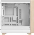 Fractal Design Summit Chalk White TG Clear Tint számítógépház