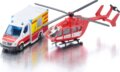 SIKU SUPER, Mercedes-Benz mentőautó és Eurocopter EC 145 helikopter játék szett