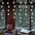 Home KAF50CLED/WH LED-es fényfüggöny, hidegfehér, 0,81 m