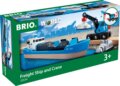 Brio World, Játék konténerszállító hajó darus teherautóval