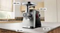 Bosch Serie 8 MFWS835M húsdaráló, 2500W, ezüst