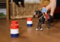 Schleich, Farm World, Cowgirl hordóverseny játékszett