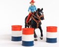 Schleich, Farm World, Cowgirl hordóverseny játékszett