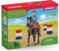 Schleich, Farm World, Cowgirl hordóverseny játékszett