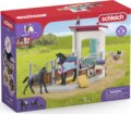 Schleich, Horse Club, Lóbox kancával és csikóval játékszett