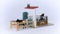 Schleich, Horse Club, Lóbox kancával és csikóval játékszett