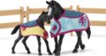 Schleich, Horse Club, Lóbox kancával és csikóval játékszett
