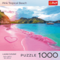 Trefl, Rózsaszín trópusi tengerpart puzzle, 1000 darabos