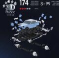 Ravensburger, Ikonikus járművek 3D puzzle, Cadillac Eldorado Brougham, 174 darabos