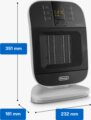 DeLonghi HFX60V20 ventilátoros hősugárzó, 2000W