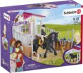 Schleich, Horse Club, Horse Box Tori & Princess lóbox játékszett