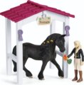Schleich, Horse Club, Horse Box Tori & Princess lóbox játékszett