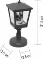 Home LFS315 LED-es zenélő havazó lámpás, 31,5 cm