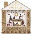 Home KLW24 LED-es adventi naptár, melegfehér, 36 cm