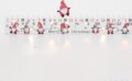Home KLW25 LED-es adventi naptár, melegfehér, 34 cm