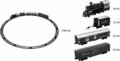 Home TRN05 LED-es elemes kisvasút, 98cm-es pályával
