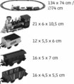 Home TRN 01 LED-es elemes kisvasút hanghatással, 74 cm-es pálya