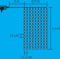 Home KIN 126C/WH LED-es fényfüggöny, hidegfehér, 0,9 m