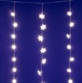 Home KAF50WW LED-es hópehely fényfüggöny, melegfehér, 1,35 m