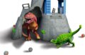 Schleich, Dinosaurs - Nagy vulkán expedíció játékfigura