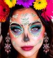 Kristályköves arcmatrica, Dia de Los Muertos
