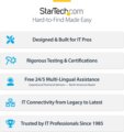 StarTech MCM1110SMLC20 egymódusú LC médiakonverter