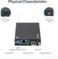 StarTech ET91000SM20 Gigabit egymódusú médiakonverter