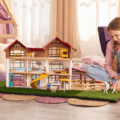 Schleich, Horse Club, Lakeside Villa és Paddock játékszett