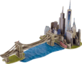 Manhattan 3D puzzle, 160 darabos