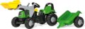 Rolly Kid Deutz-Fahr pedálos markolós traktor utánfutóval