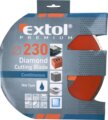 Extol Premium gyémánt vágókorong csempevágáshoz, 230mm