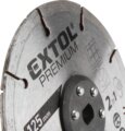 Extol Premium Twin Blade gyémánt vágókorong a 8893020 vágógéphez, 125mm