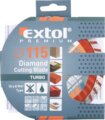 Extol Premium Turbo gyémánt vágókorong, 115mm