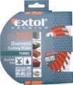 Extol Premium Turbo gyémánt vágókorong, 125mm