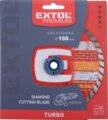 Extol Premium Turbo gyémánt vágókorong, 150mm