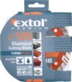 Extol Premium Turbo Plus gyémánt vágókorong, 125mm