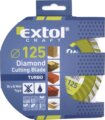 Extol Craft Turbo gyémánt vágókorong, 125mm