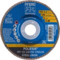 PFERD Polifan PFF 125 PSF STEELOX lamellás csiszoló korong, 125mm, Z40, 10 db