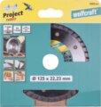 Wolfcraft 1695 Pro Turbo gyémánt vágókorong, 125mm