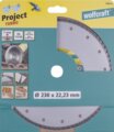 Wolfcraft 1698 Pro Turbo gyémánt vágókorong, 230mm