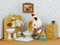 Sylvanian Families, Csoki Nyuszi bátyó fürdőszoba bútorral