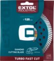 Extol Industrial Turbo gyémánt vágókorong, 125mm