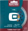 Extol Industrial Turbo gyémánt vágókorong, 115mm